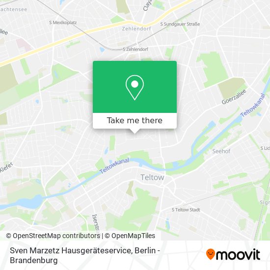 Карта Sven Marzetz Hausgeräteservice
