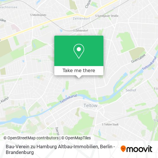 Карта Bau-Verein zu Hamburg Altbau-Immobilien