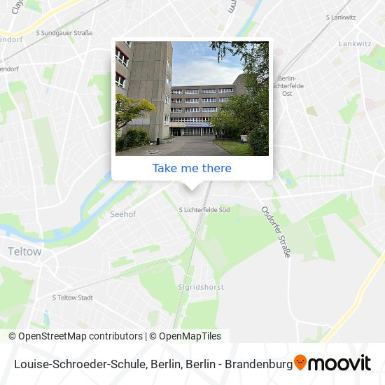 Карта Louise-Schroeder-Schule, Berlin