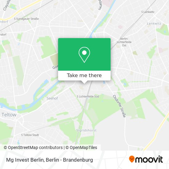 Карта Mg Invest Berlin