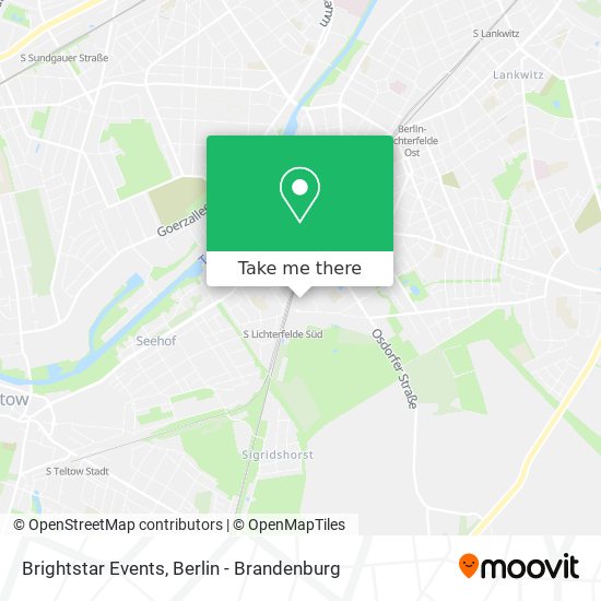 Brightstar Events map