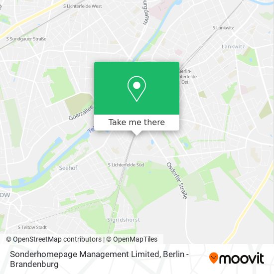 Sonderhomepage Management Limited map