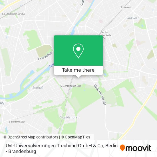 Карта Uvt-Universalvermögen Treuhand GmbH & Co