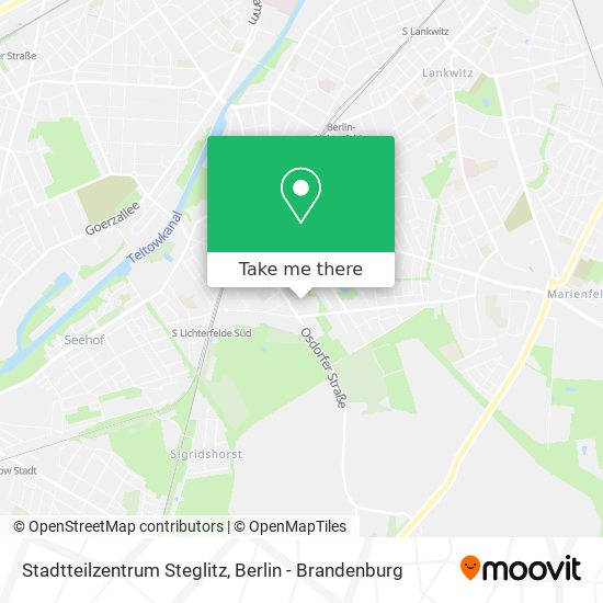 Stadtteilzentrum Steglitz map