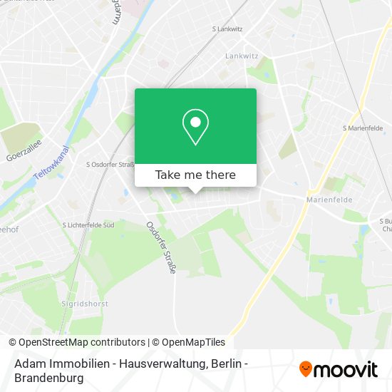 Карта Adam Immobilien - Hausverwaltung