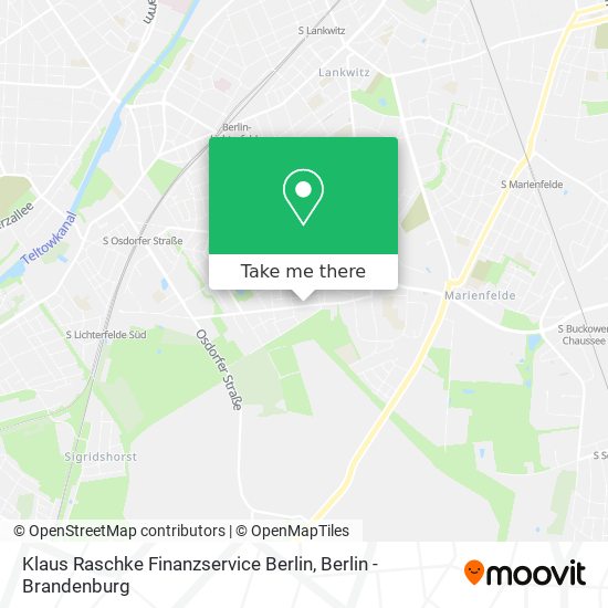 Klaus Raschke Finanzservice Berlin map