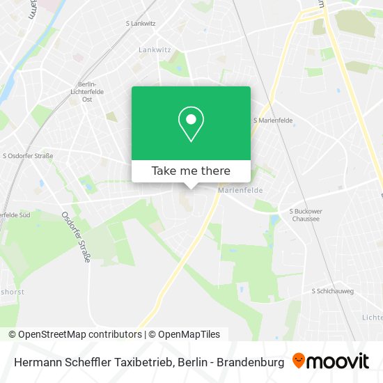 Hermann Scheffler Taxibetrieb map
