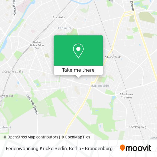 Ferienwohnung Kricke Berlin map