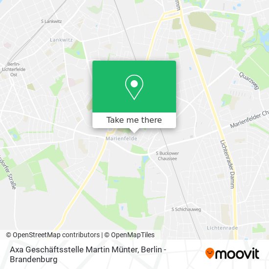 Axa Geschäftsstelle Martin Münter map
