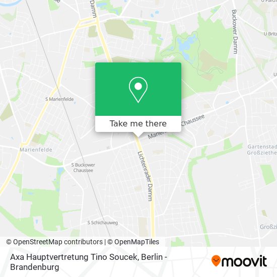 Axa Hauptvertretung Tino Soucek map