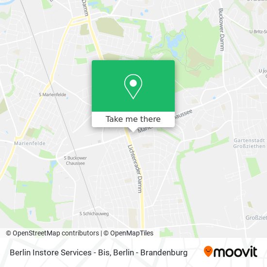 Карта Berlin Instore Services - Bis