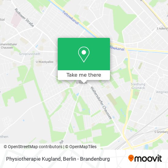 Physiotherapie Kugland map