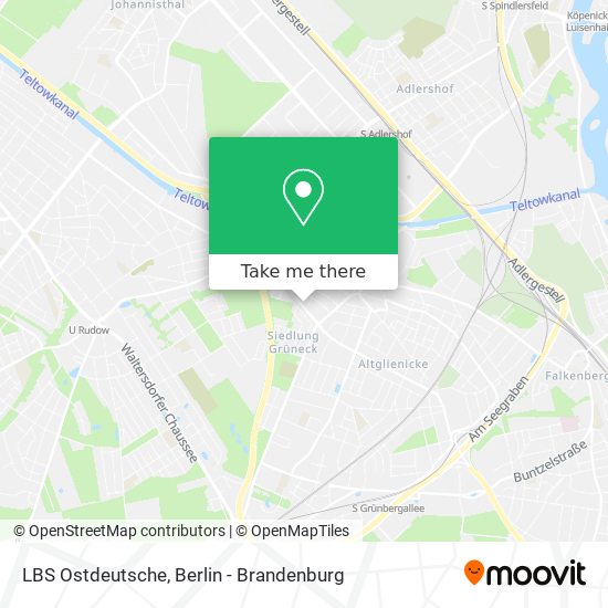 LBS Ostdeutsche map