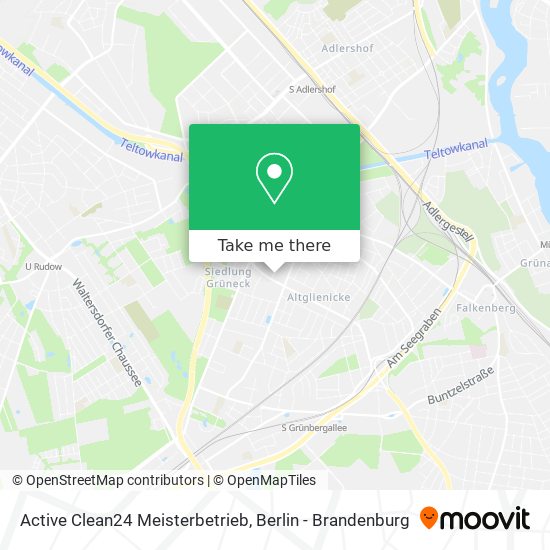 Active Clean24 Meisterbetrieb map