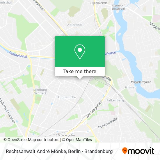 Rechtsanwalt André Mönke map