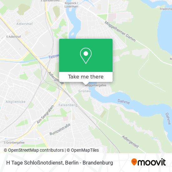 H Tage Schloßnotdienst map