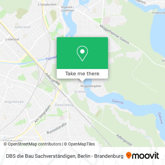 DBS die Bau Sachverständigen map