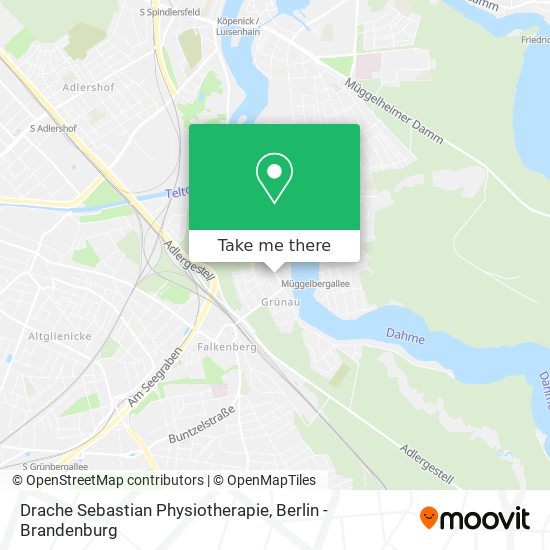 Drache Sebastian Physiotherapie map