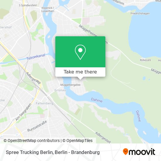 Карта Spree Trucking Berlin