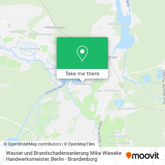 Wasser und Brandschadensanierung Mike Wieseke Handwerksmeister map