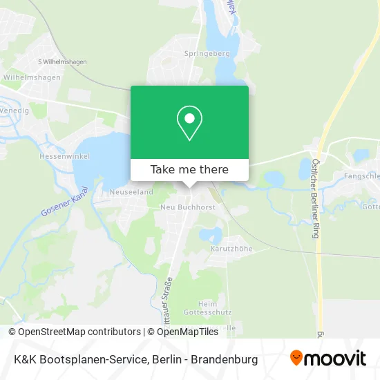 Карта K&K Bootsplanen-Service