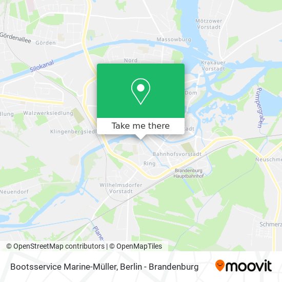 Bootsservice Marine-Müller map