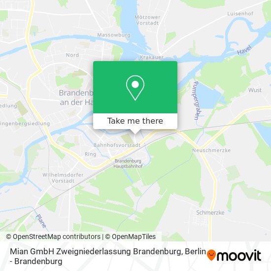 Mian GmbH Zweigniederlassung Brandenburg map