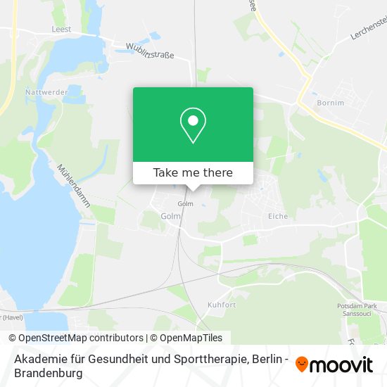 Akademie für Gesundheit und Sporttherapie map