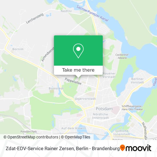 Zdat-EDV-Service Rainer Zersen map