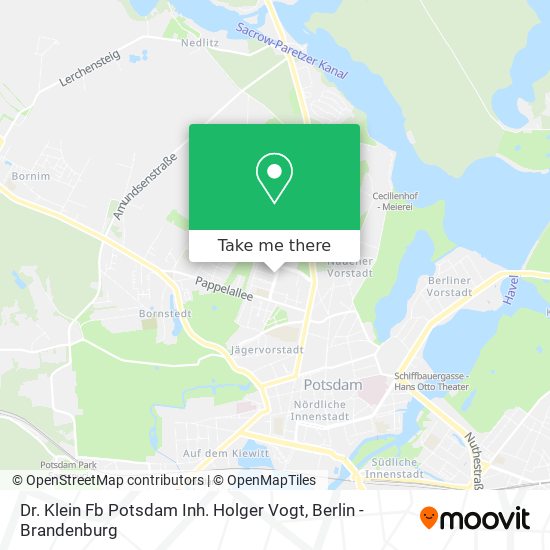 Карта Dr. Klein Fb Potsdam Inh. Holger Vogt