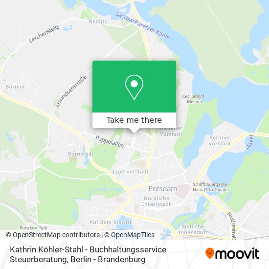 Карта Kathrin Köhler-Stahl - Buchhaltungsservice Steuerberatung