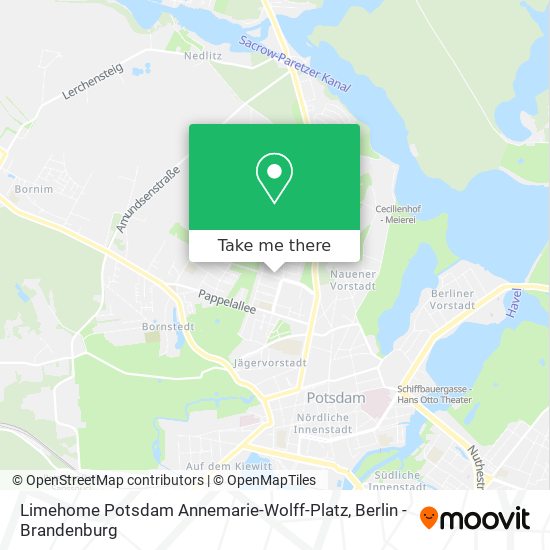 Карта Limehome Potsdam Annemarie-Wolff-Platz