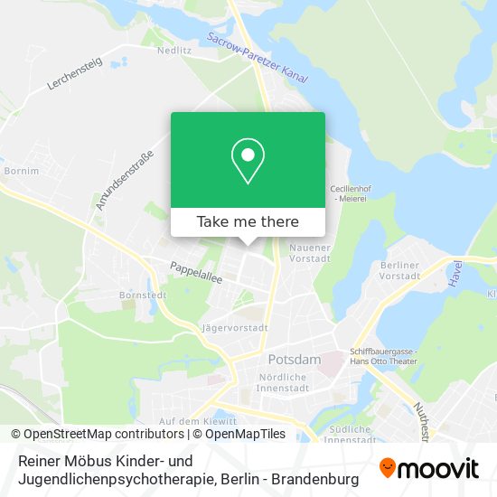 Reiner Möbus Kinder- und Jugendlichenpsychotherapie map