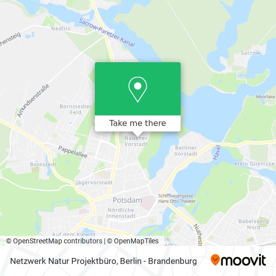 Netzwerk Natur Projektbüro map