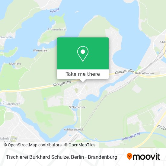 Tischlerei Burkhard Schulze map