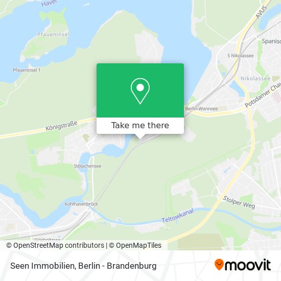 Seen Immobilien map