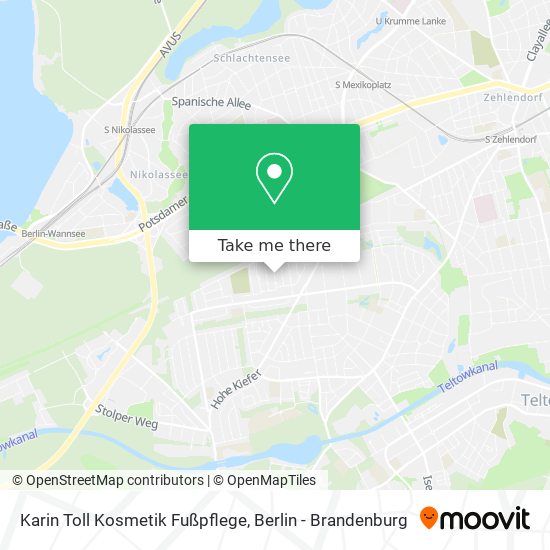 Karin Toll Kosmetik Fußpflege map