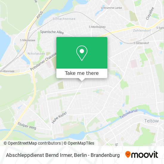 Abschleppdienst Bernd Irmer map