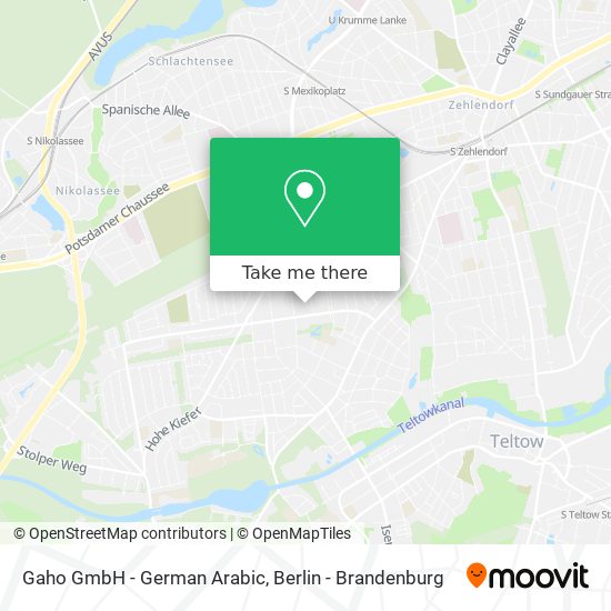 Gaho GmbH - German Arabic map