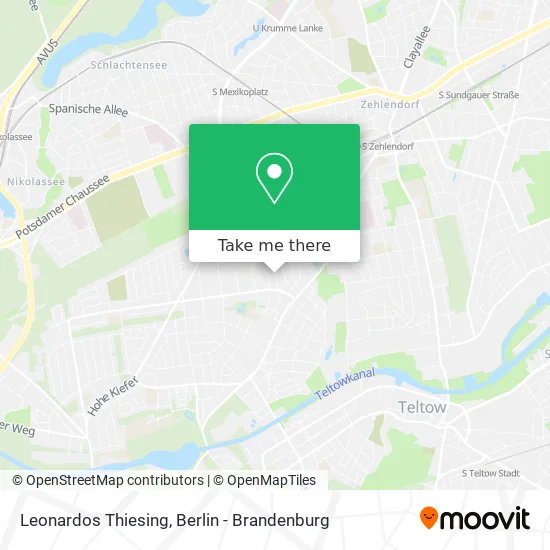 Leonardos Thiesing map