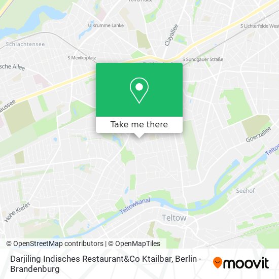 Darjiling Indisches Restaurant&Co Ktailbar map