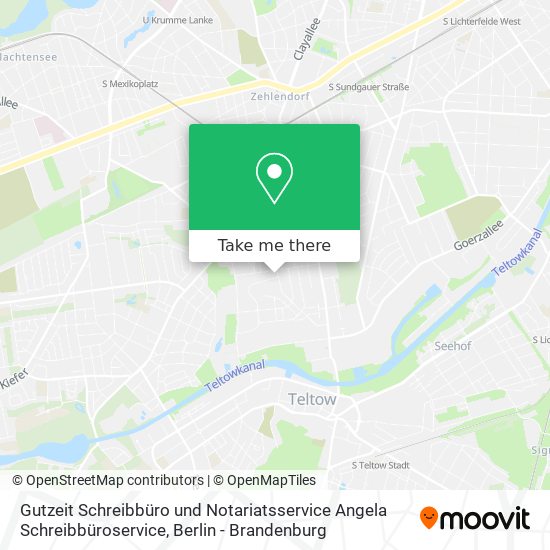 Карта Gutzeit Schreibbüro und Notariatsservice Angela Schreibbüroservice