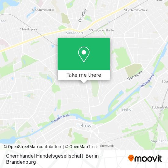 Chemhandel Handelsgesellschaft map