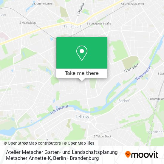 Atelier Metscher Garten- und Landschaftsplanung Metscher Annette-K map