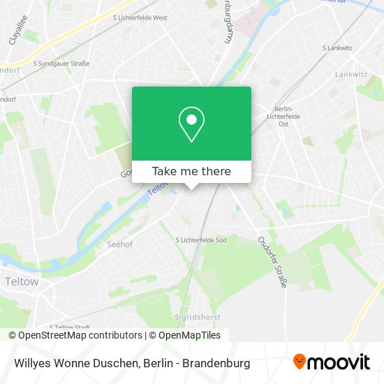 Карта Willyes Wonne Duschen