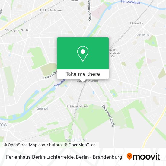 Ferienhaus Berlin-Lichterfelde map