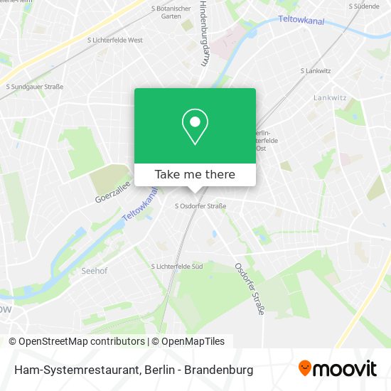 Карта Ham-Systemrestaurant