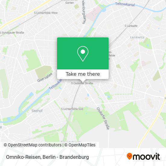 Omniko-Reisen map
