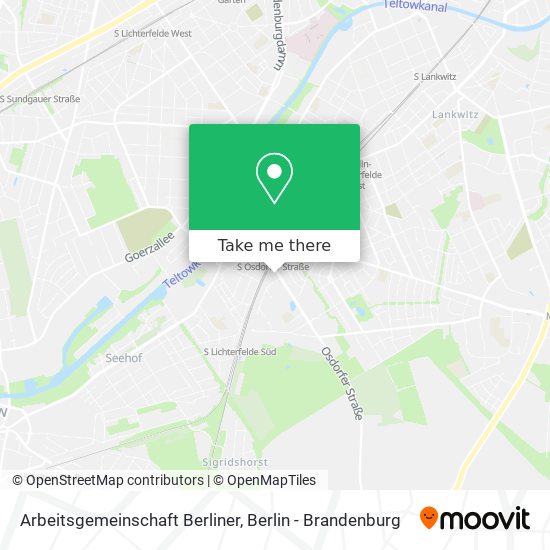 Arbeitsgemeinschaft Berliner map