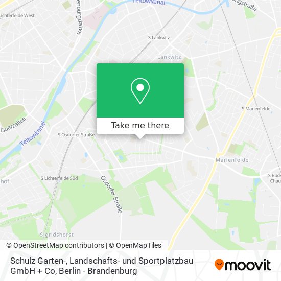 Schulz Garten-, Landschafts- und Sportplatzbau GmbH + Co map